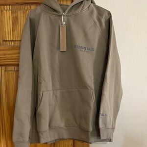 Fear of God Essentials Hoodie in Tan
